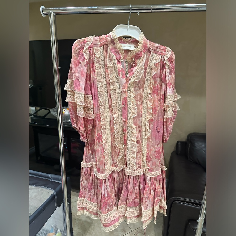 Zimmerman pink dress size OP